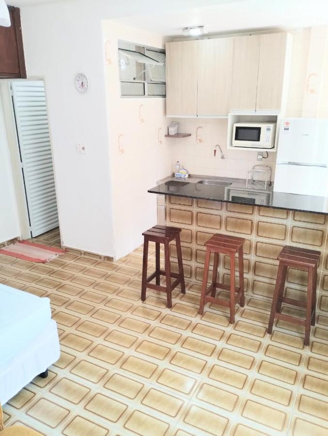 Kitnet Pe Na Areia Vista Mar - Boqueirao Praia Grande-Sp Leilighet Praia Grande  Eksteriør bilde